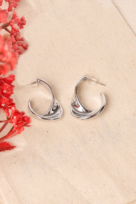 Heliophilia Silver Pendientes de Plata con Recubrimiento de Laca